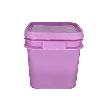 4 Gallon Square Bucket and Lid with Gasket