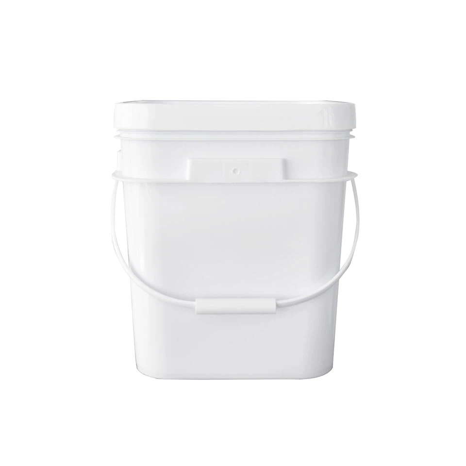 Large Plastic Turnover Rectangular Bucket With Lid
