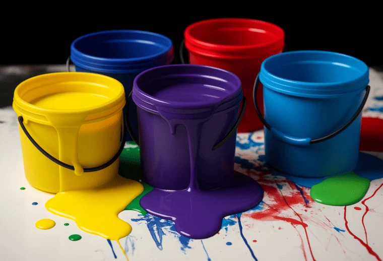 round paint pails 