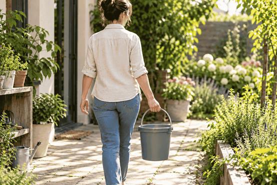 Sustainable plastic buckets for everyday household use Sustainable plastic buckets for everyday household use